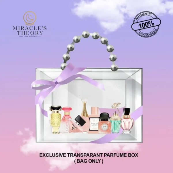 Exclusive Transparant Parfume Box (ONLY BOX)