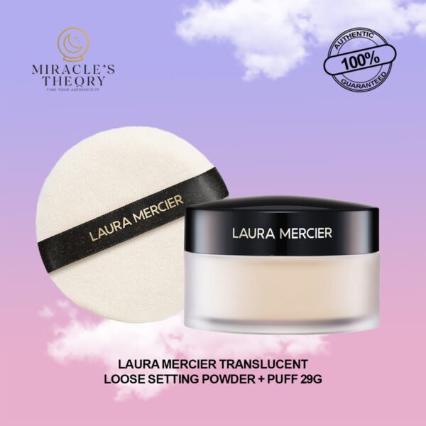 LAURA MERCIER Translucent Loose Setting Powder + puff 29g LAURA MERCIER Translucent Loose Setting Powder + Puff 29g