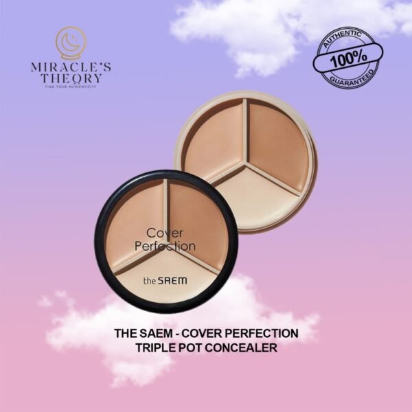 THE SAEM - Cover Perfection Triple Pot Concealer