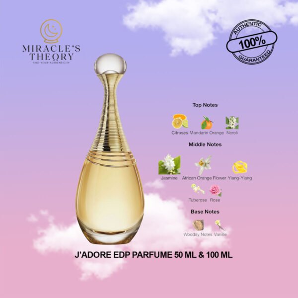 J’ADORE EDP PARFUME 50 ML & 100 ML J’ADORE EDP Parfume 50 ML & 100 ML