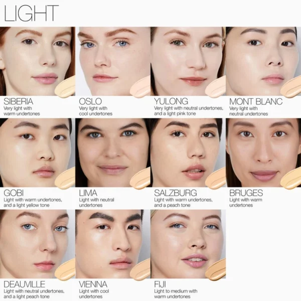 999NAC0000141_LRF_ShadeFamily_Light NARS Light Reflecting Advanced Skincare Foundation