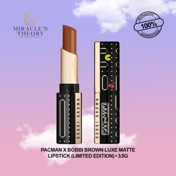 BOBBI BROWN Pacman x Bobbi Brown Luxe Matte Lipstick (Limited Edition) • 3.5g