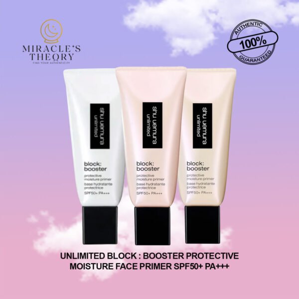 SHU UEMURA Unlimited Block  Booster Protective Moisture Face Primer SPF50+ PA+++