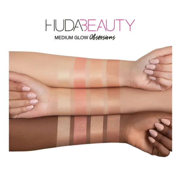 HUDA BEAUTY Glow Obsessions Mini Face Palette